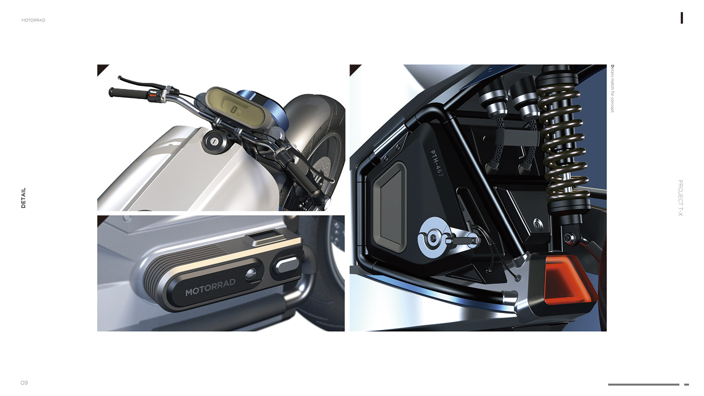 conceptual design，motorcycle，BMW，