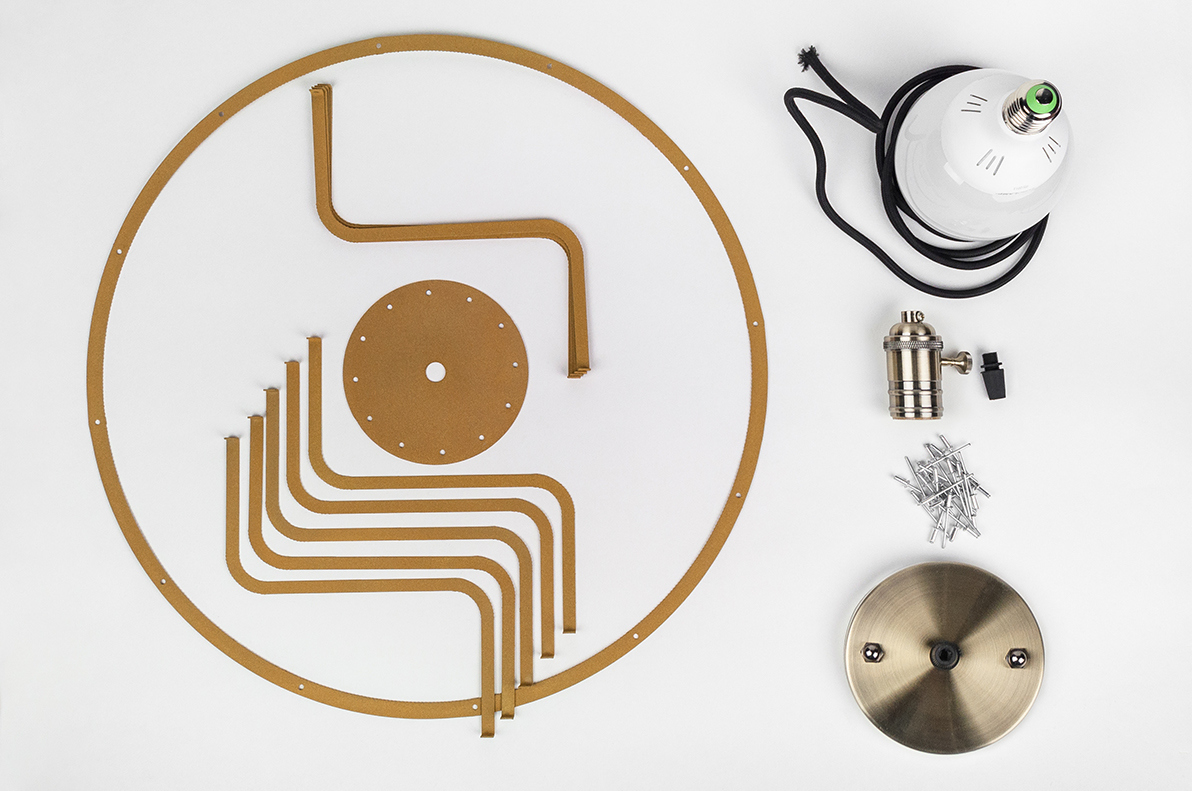 a chandelier，Metal，Home Furnishing，Simplicity，originality，