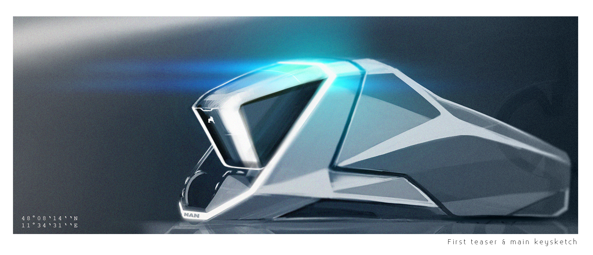 MAN Concept X，Human magnetic truck，automobile，truck，Concept Car，