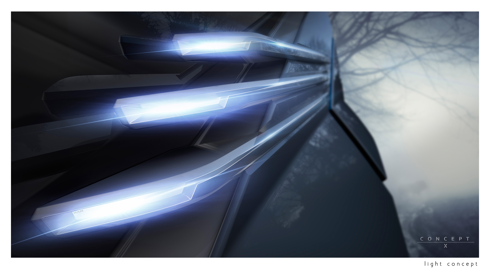 MAN Concept X，Human magnetic truck，automobile，truck，Concept Car，