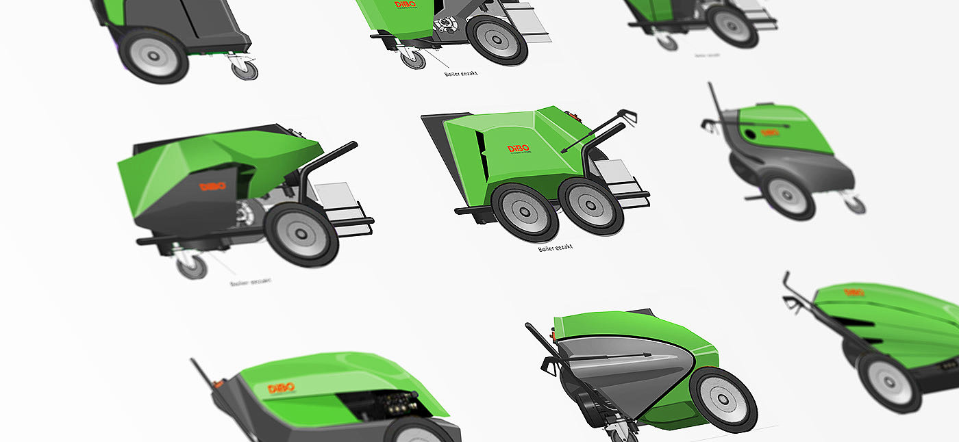 Pressure washer，Modeling design，DiBO IBH-S，