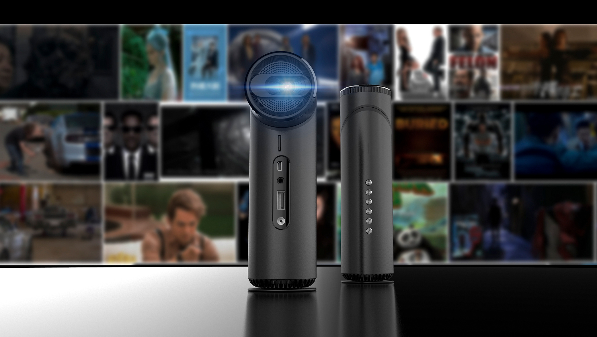 "7 1" portable - projector，