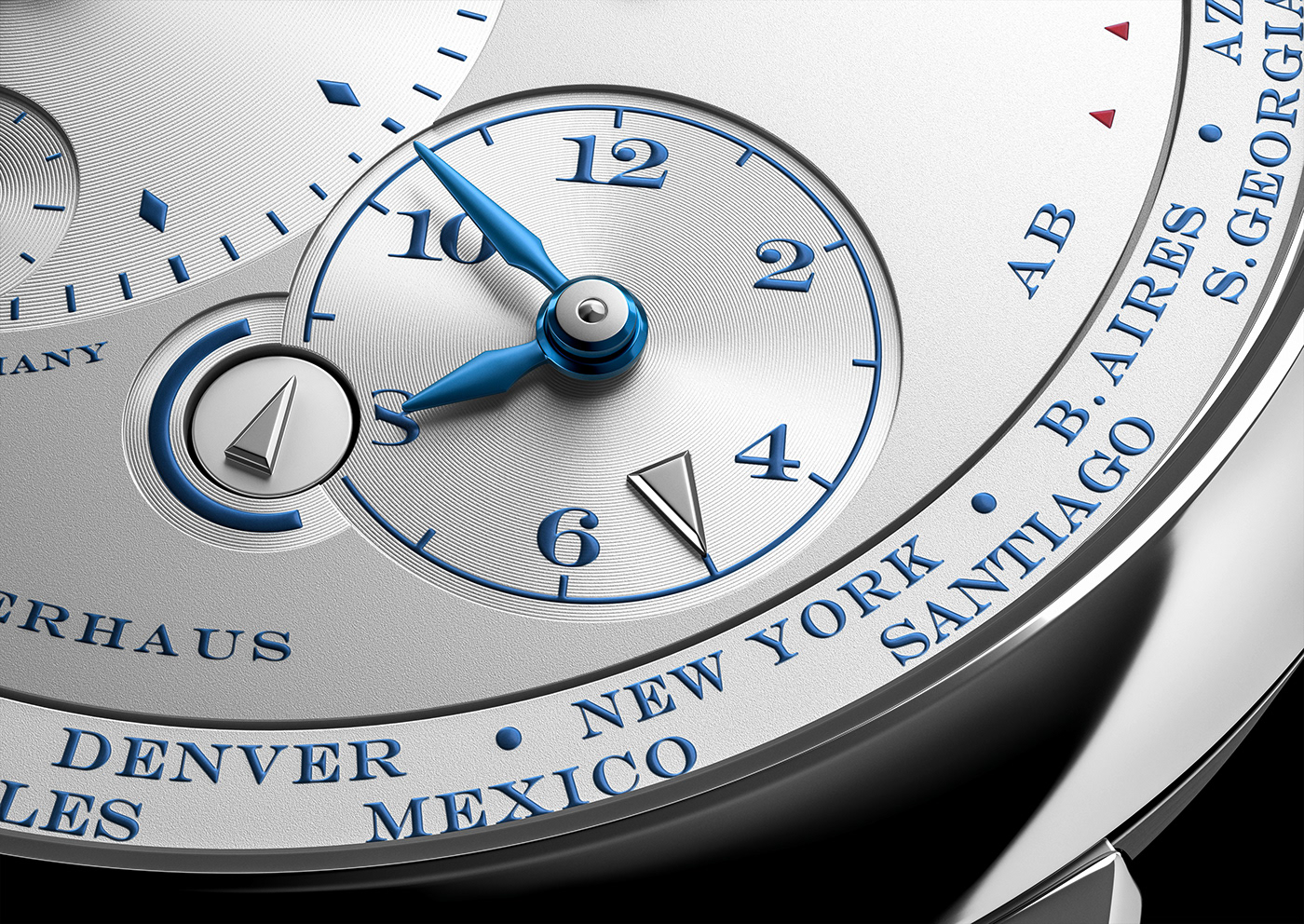 Metal，Watch design，A. Lange，