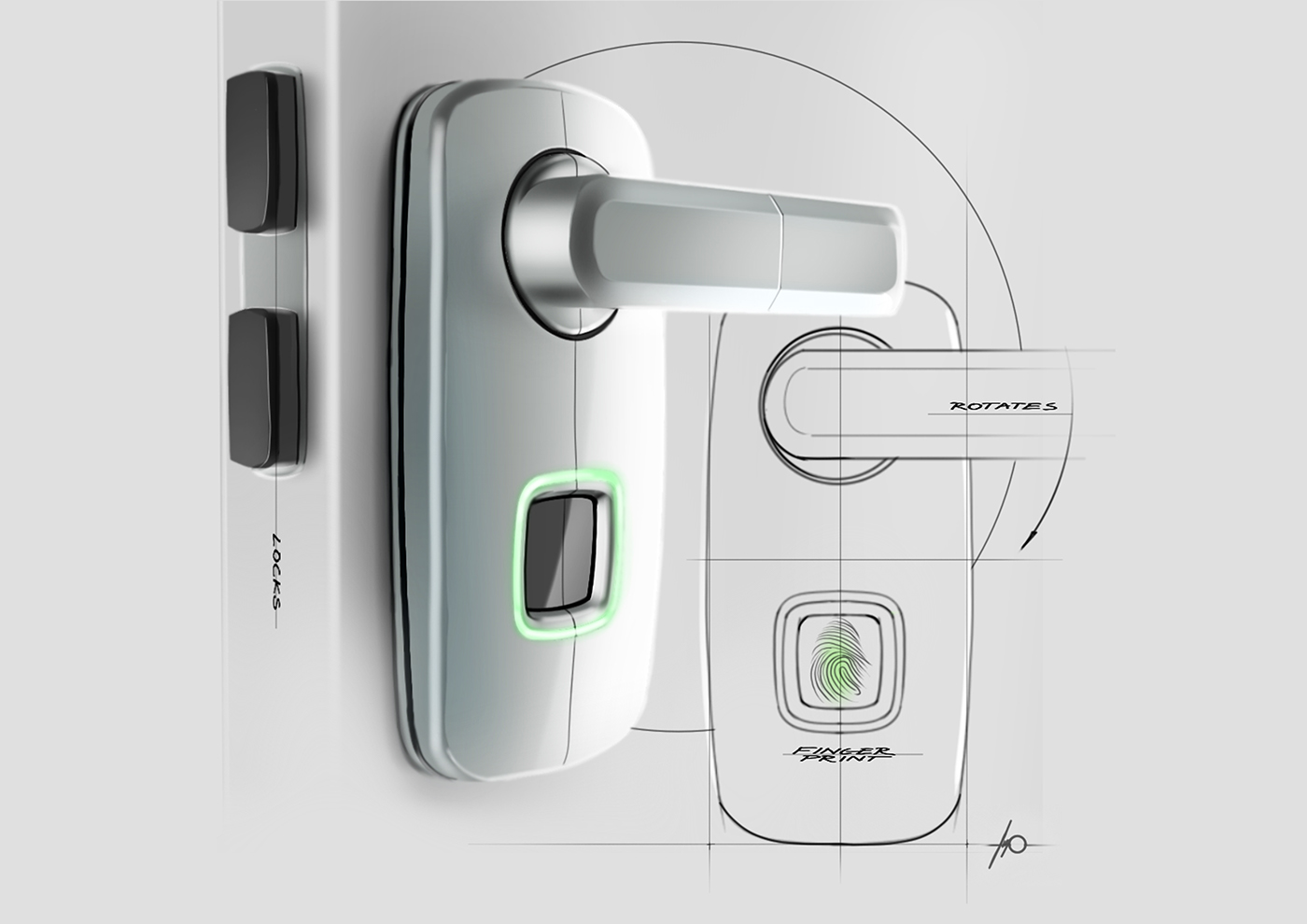 Design Sketches，Electronic hand drawing，product design，