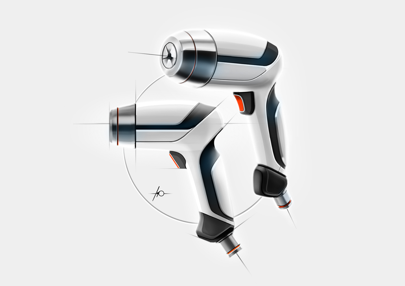 Design Sketches，Electronic hand drawing，product design，