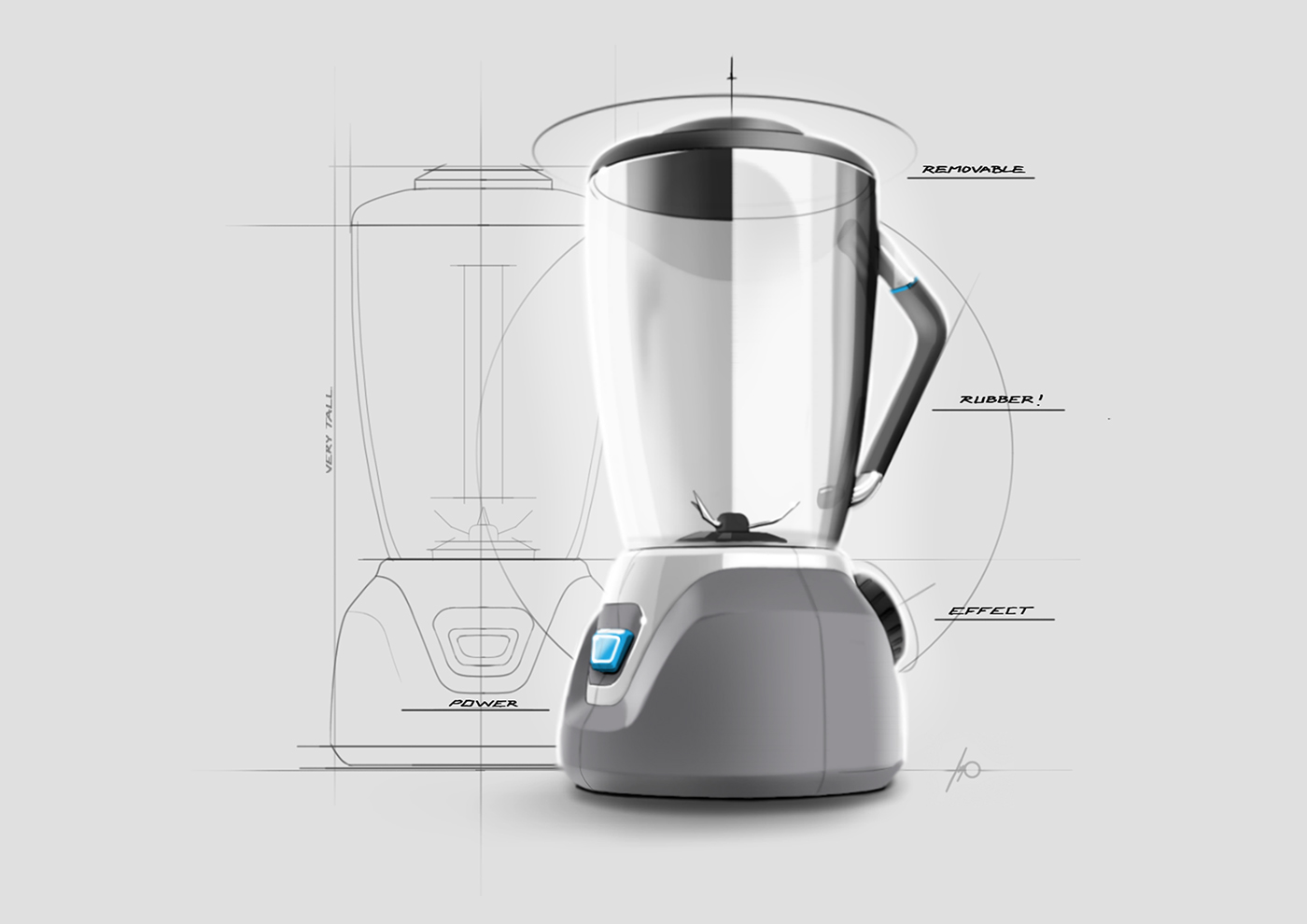 Design Sketches，Electronic hand drawing，product design，