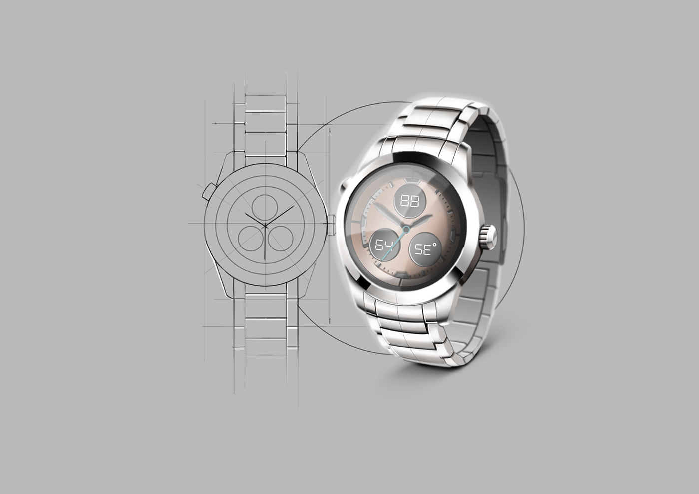 Design Sketches，Electronic hand drawing，product design，