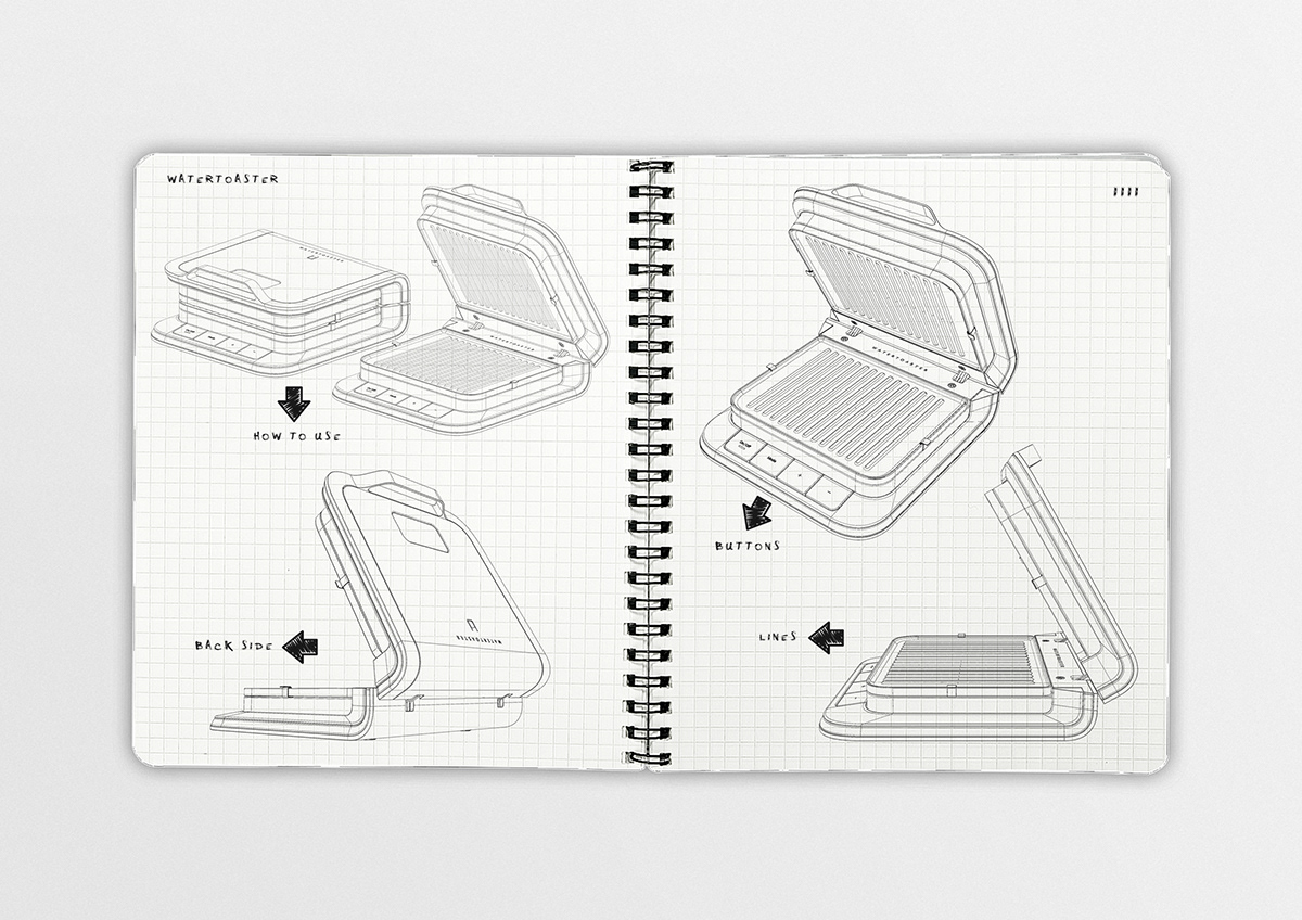 Metal，Intelligent oven，WATERTOASTER，