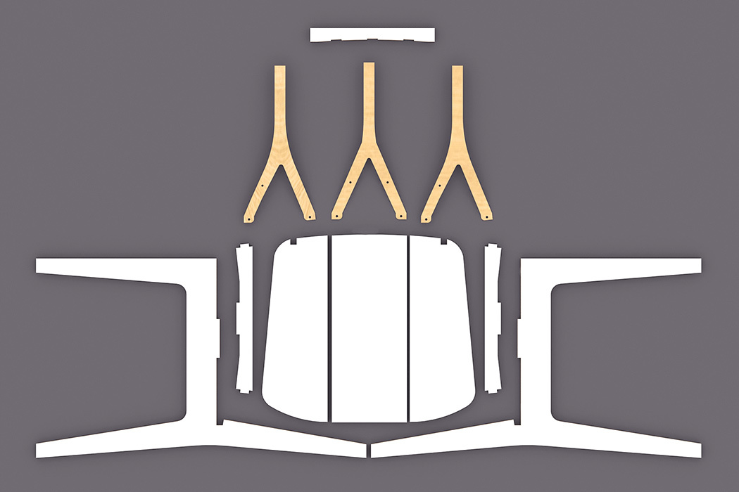 concise，Plywood，laser processing ，