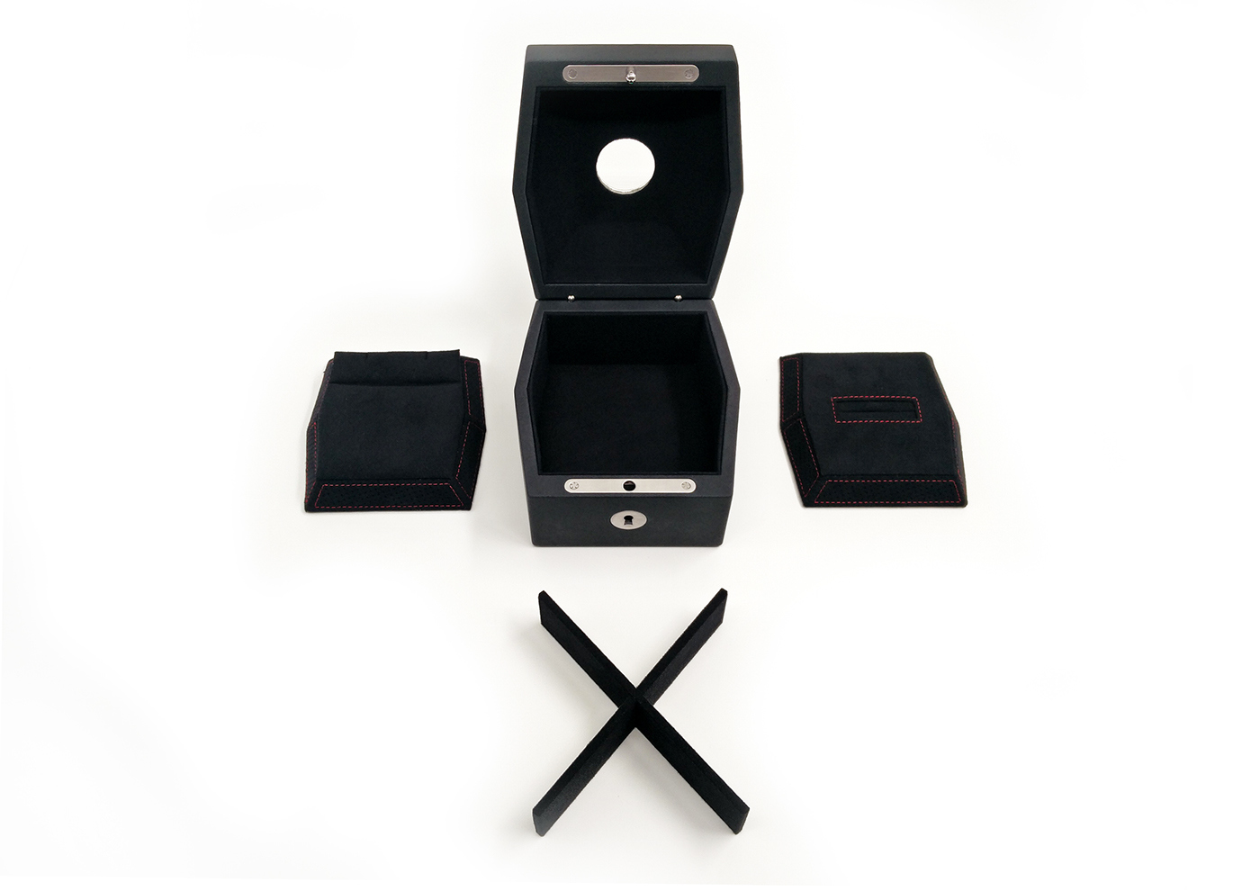 Jewelry box，Metal，luxurious，industrial design，product design，