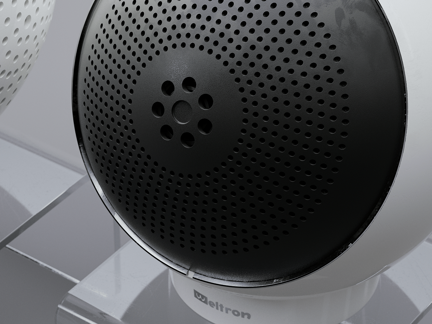 Weltron 2010 Stereo，Intelligent sound，white，