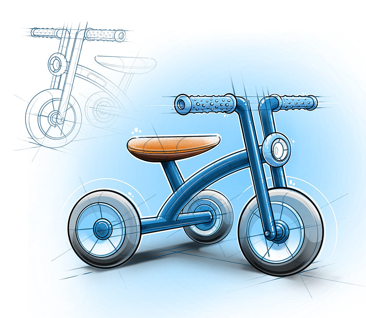 Hand drawn，product design，Illustrations，