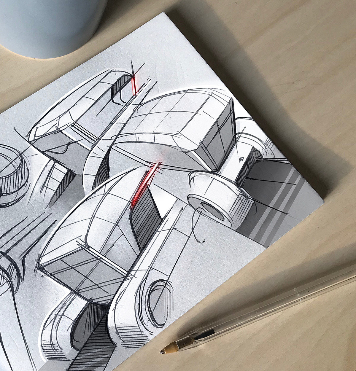 Hand drawn，product design，Illustrations，