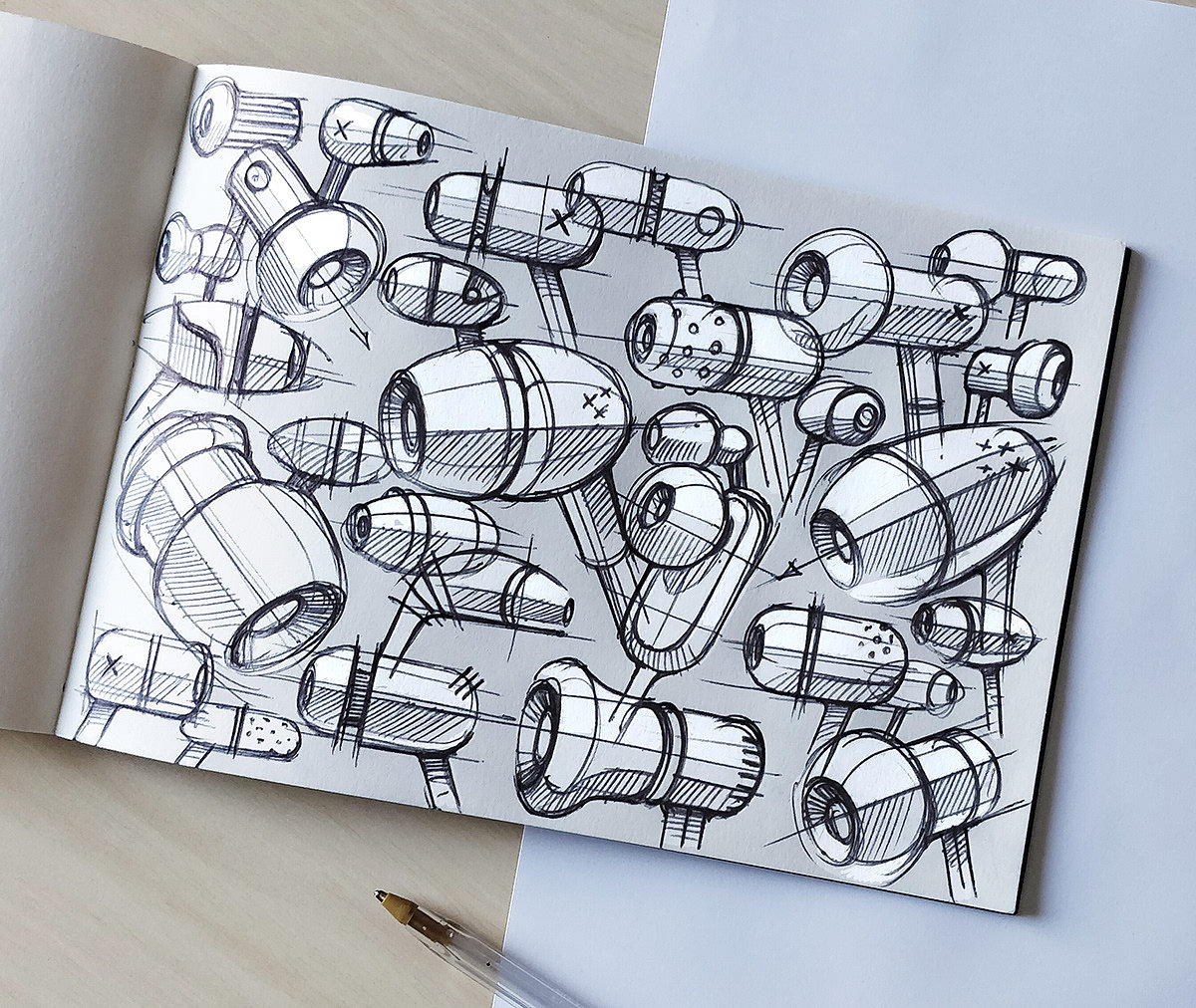 Hand drawn，product design，Illustrations，