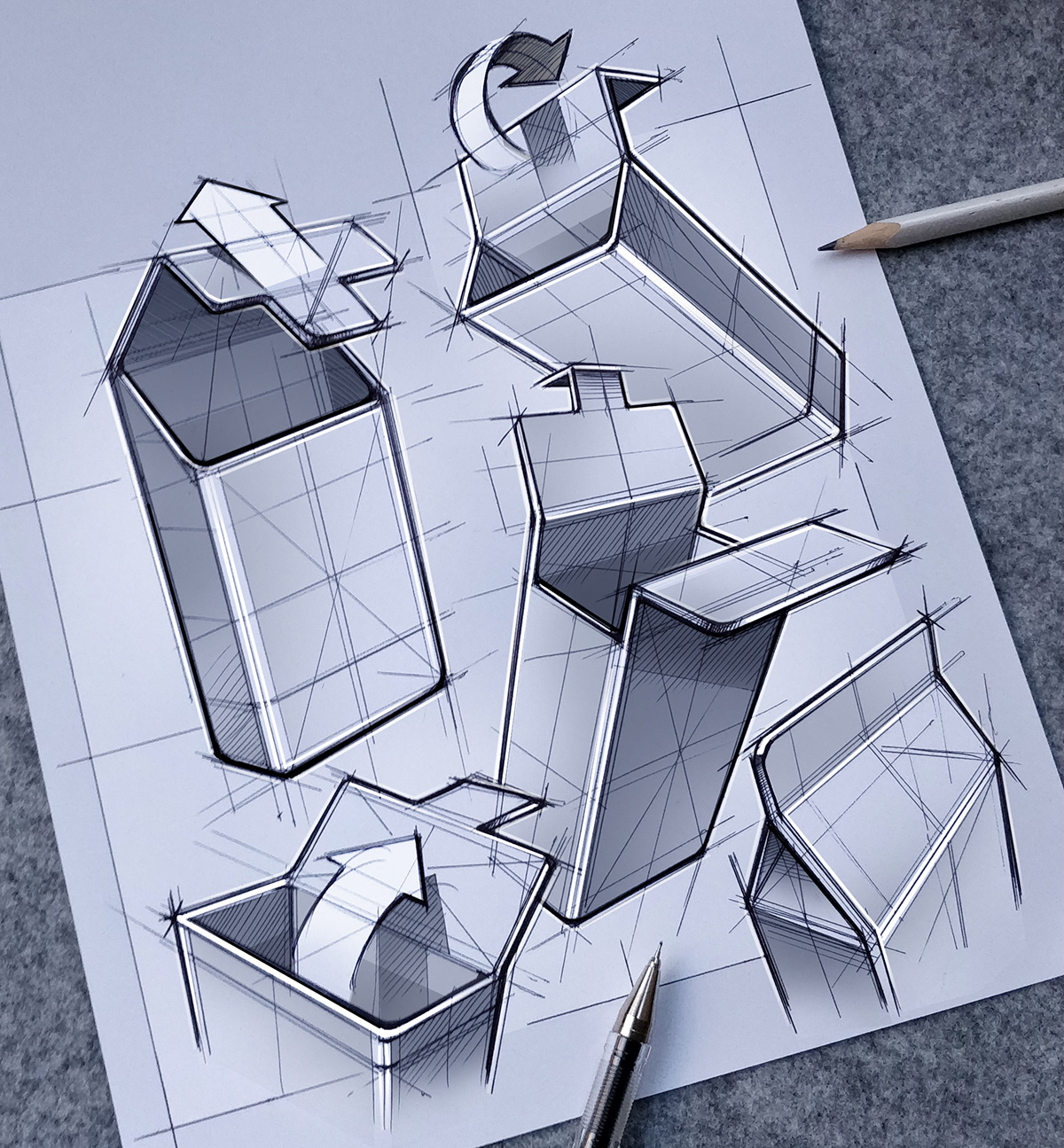 Hand drawn，product design，Illustrations，