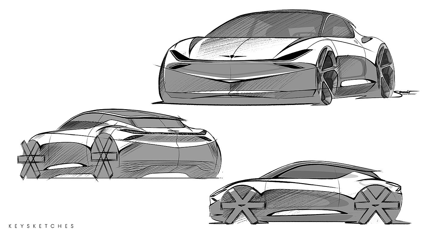 Electric，Genesis，Genesis Mint concept，Samir Sadikhov，automobile，