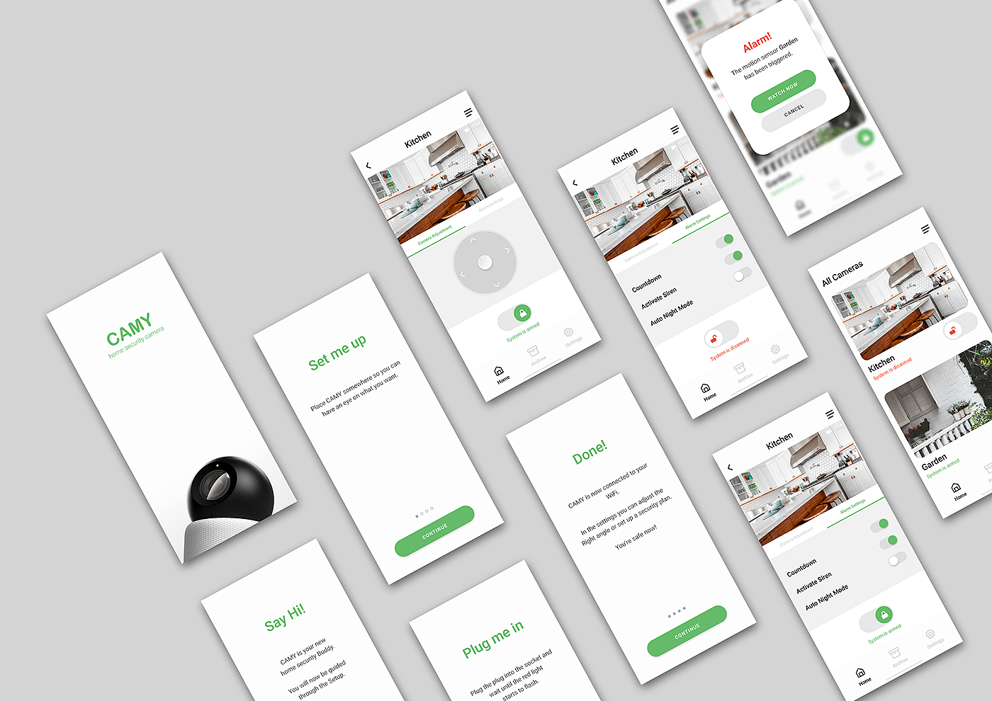security，family，video camera，Camy，white，app，Home Security Cam，Kevin Kl öcker，