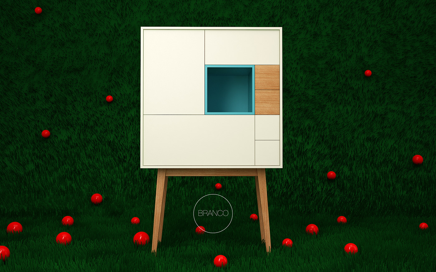 cabinet，Receive，Attic Cabinet，Luis Branco，