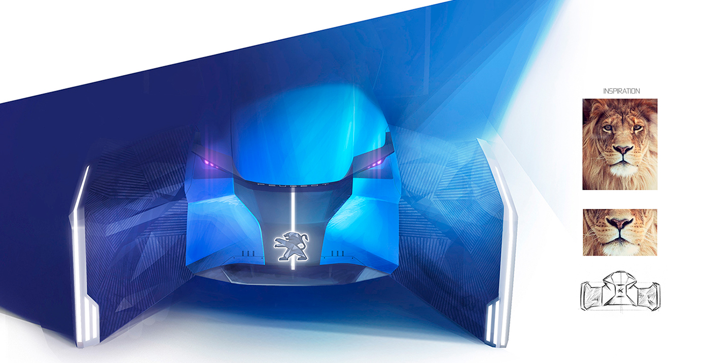 Peugeot INSPIRE，Automobile design，conceptual design，