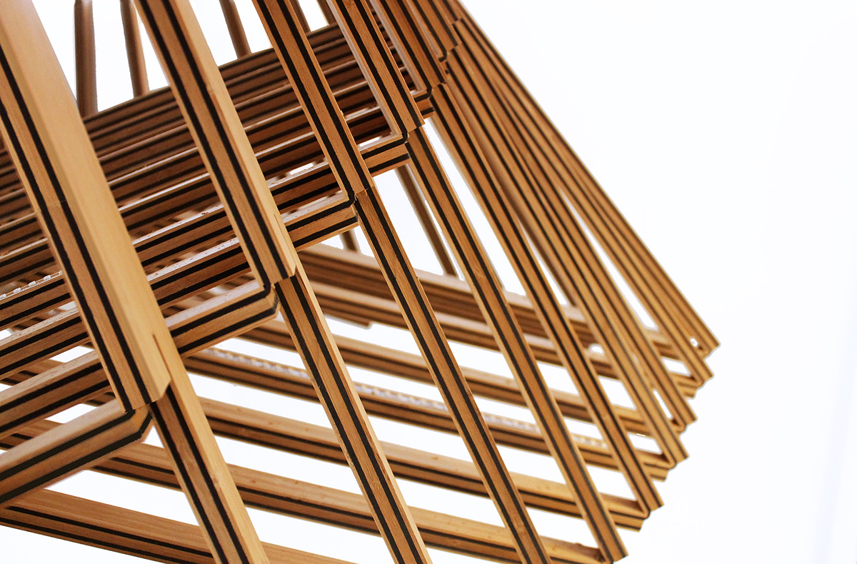 Rising Light Fixture，a chandelier，Metal，