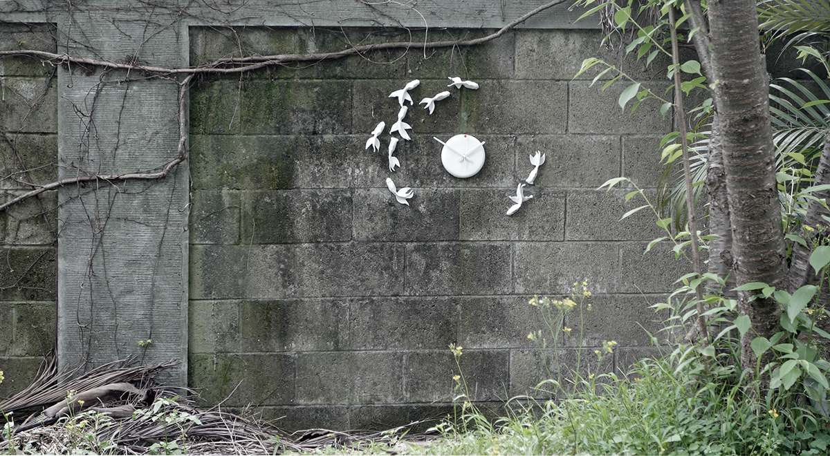 Clock，Home Furnishing，articles for daily use，originality，Goldfish，