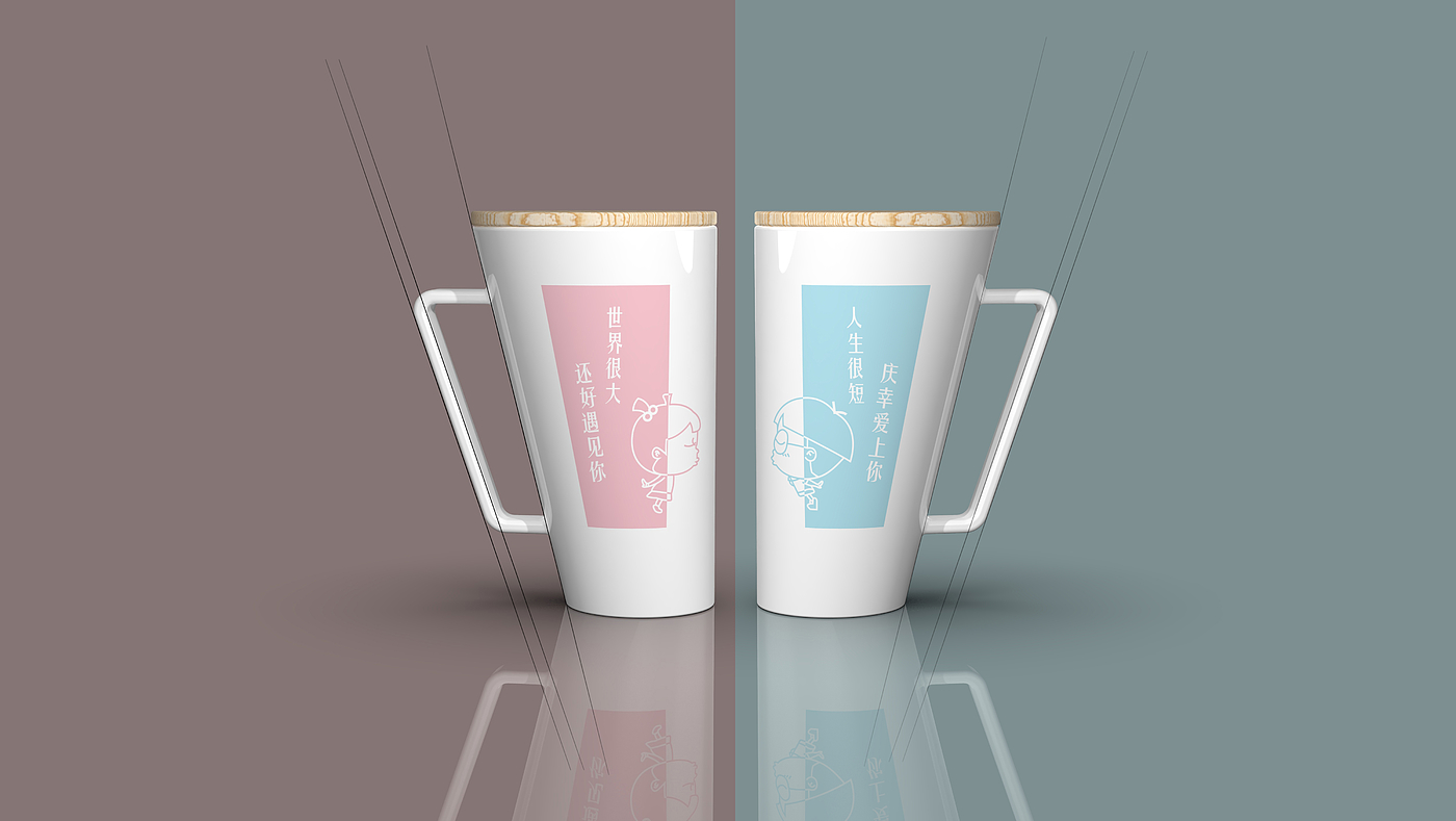 Couple，spouse，lovers，gift，Mug，