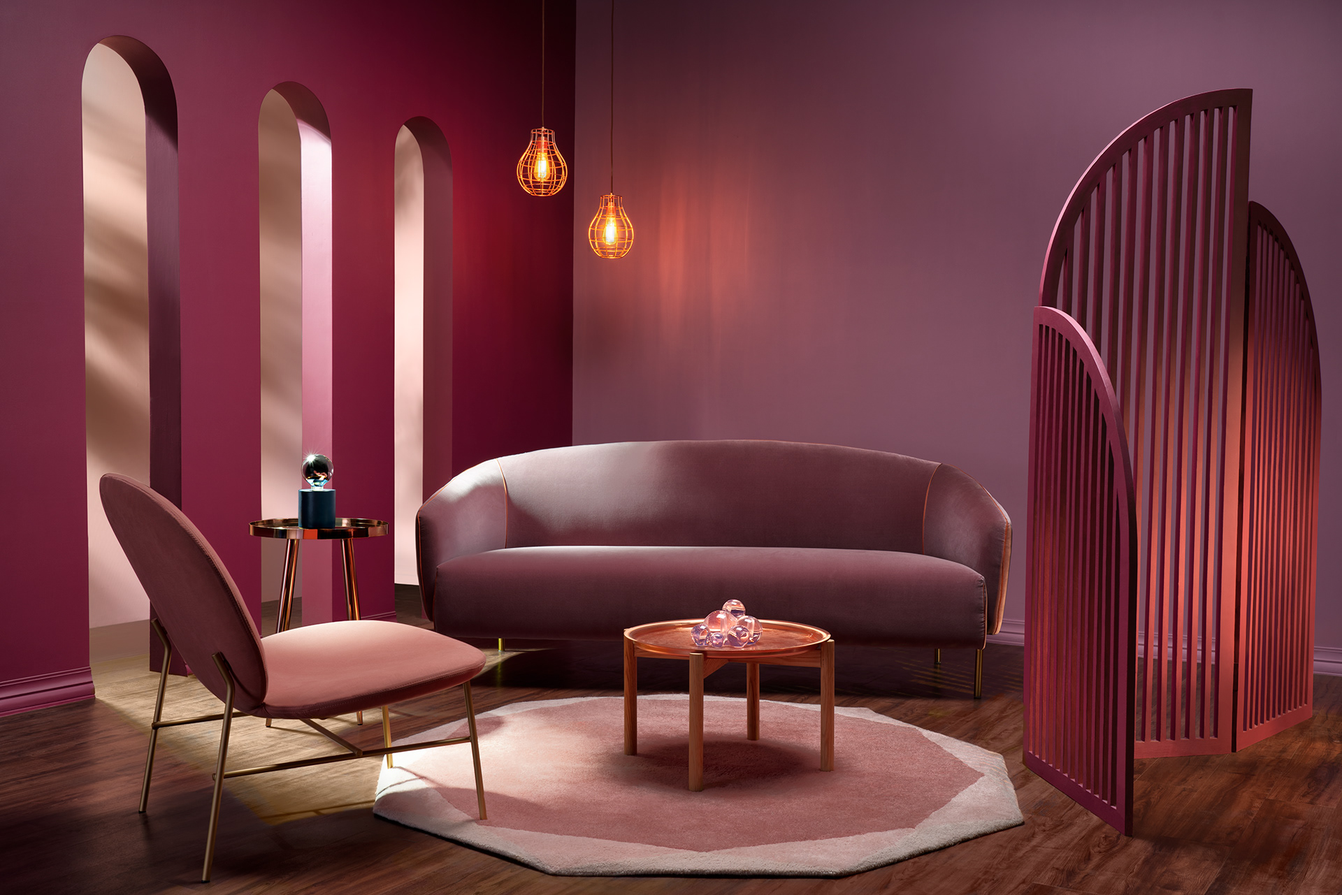 Asian paint color next2019，Pink pigment，Photography，Interior design，