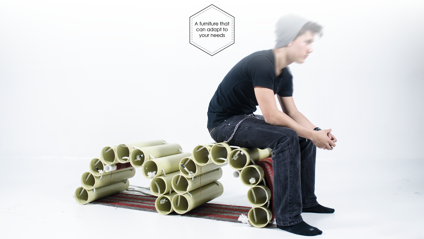 diy，Nylon rope，PVC tube，furniture，Bed，chair，