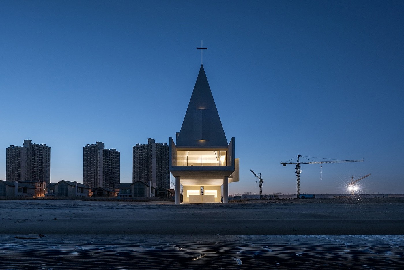 Seashore Chapel，摄影，海滨教堂，建筑，