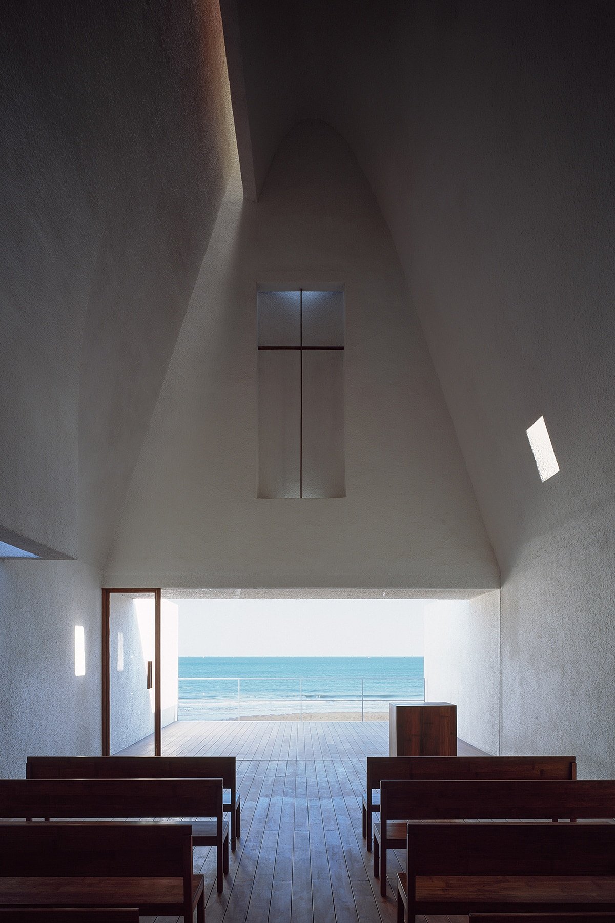 Seashore Chapel，摄影，海滨教堂，建筑，