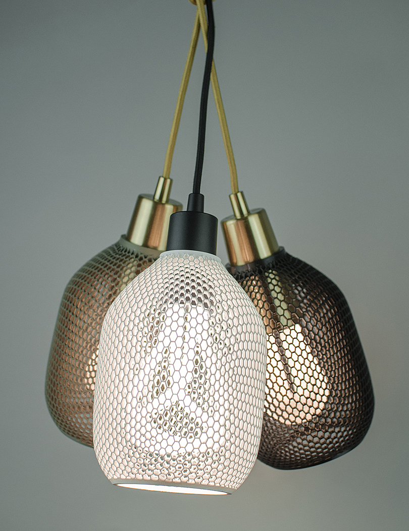 Lampshade，PLA bioplastic printing lampshade，Light bulb:，Plumen，lamps and lanterns，