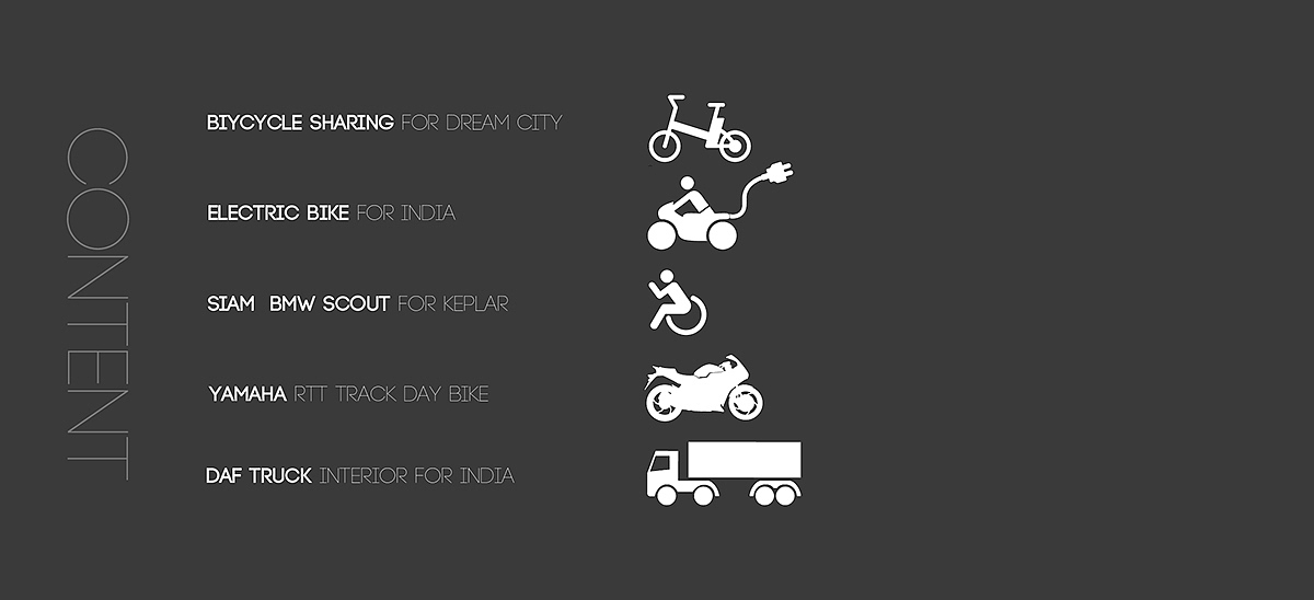 portfolio，motorcycle，conceptual design，