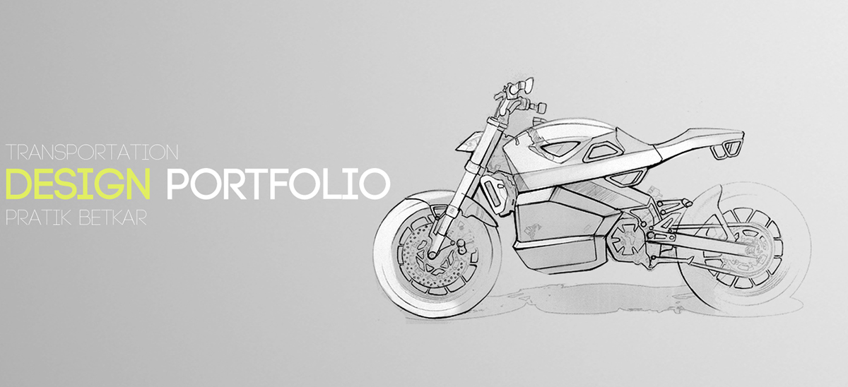 portfolio，motorcycle，conceptual design，