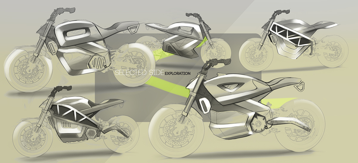 portfolio，motorcycle，conceptual design，