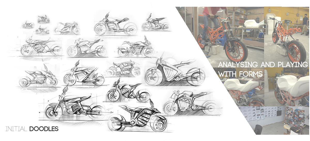 portfolio，motorcycle，conceptual design，