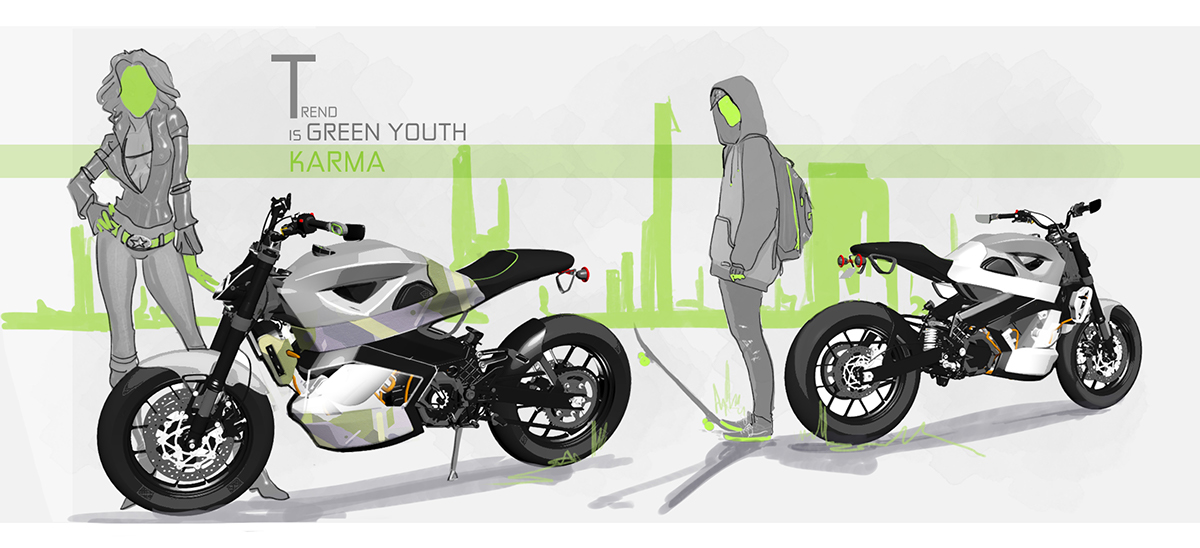 portfolio，motorcycle，conceptual design，