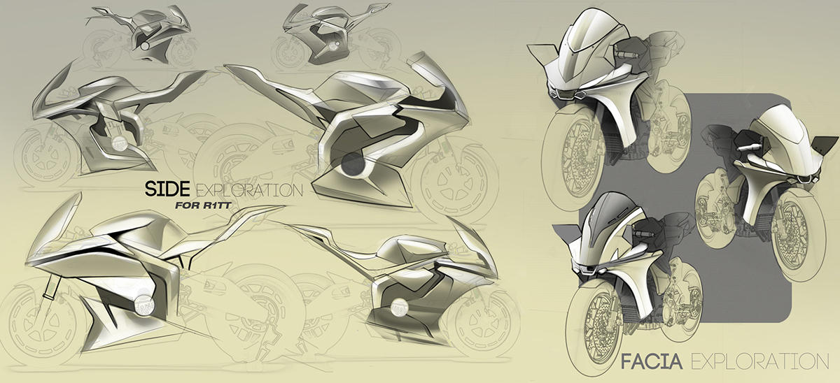 portfolio，motorcycle，conceptual design，