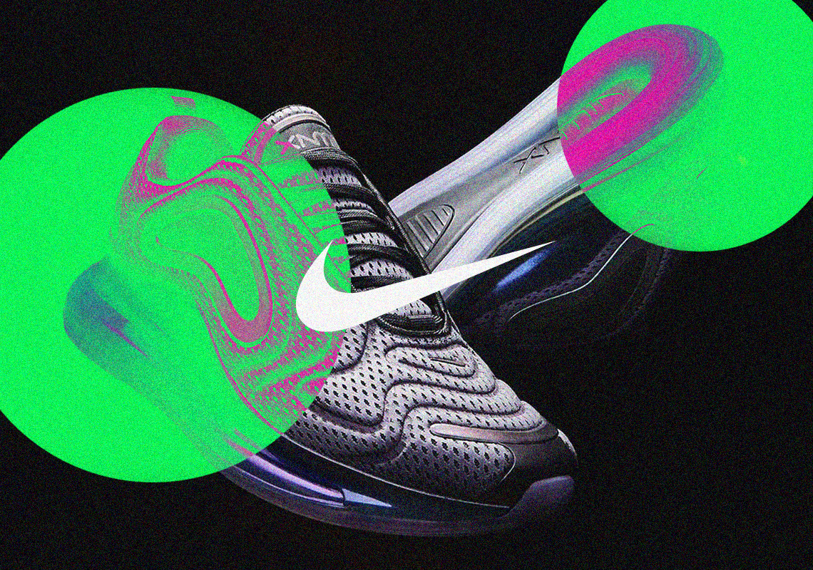 black，sneakers，Nike air max 720，