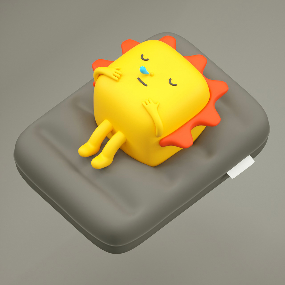 c4d，Cartoon characters，comic，CUBE ARTWORK，