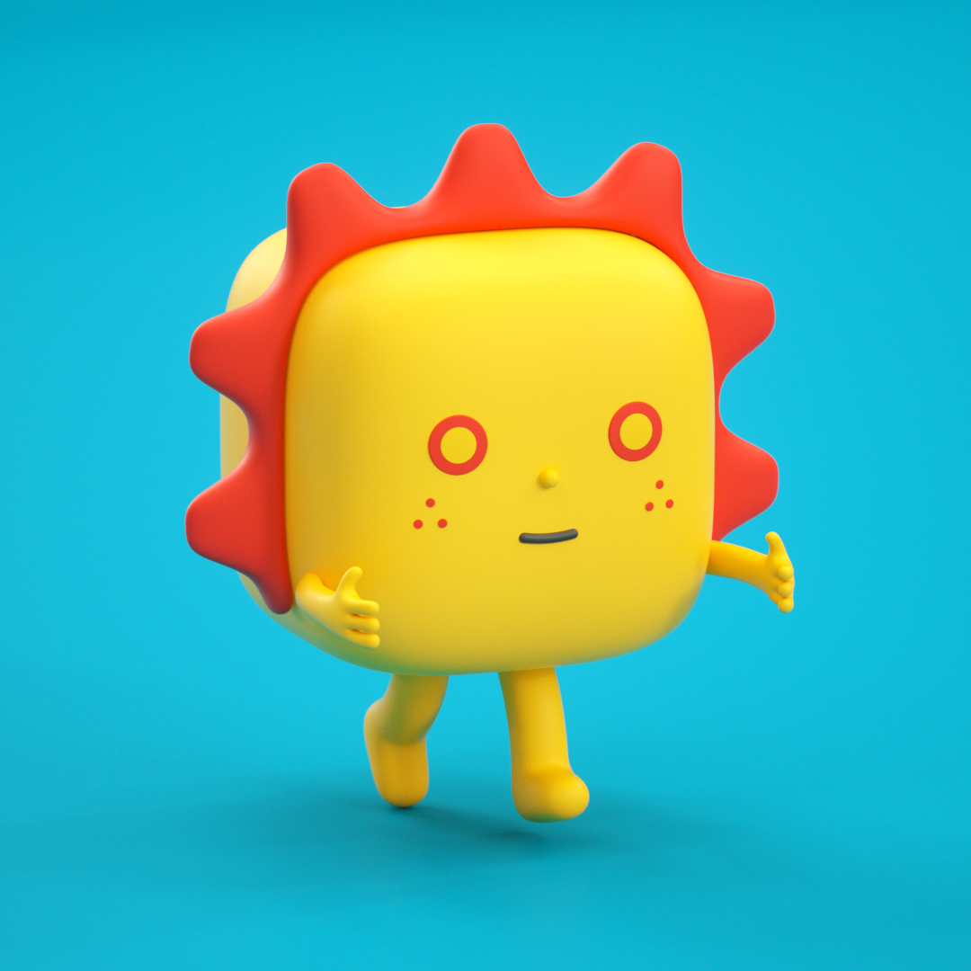 c4d，Cartoon characters，comic，CUBE ARTWORK，