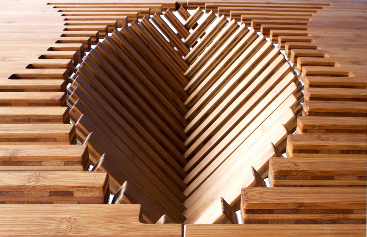 woodiness，furniture design ，Rising Table，