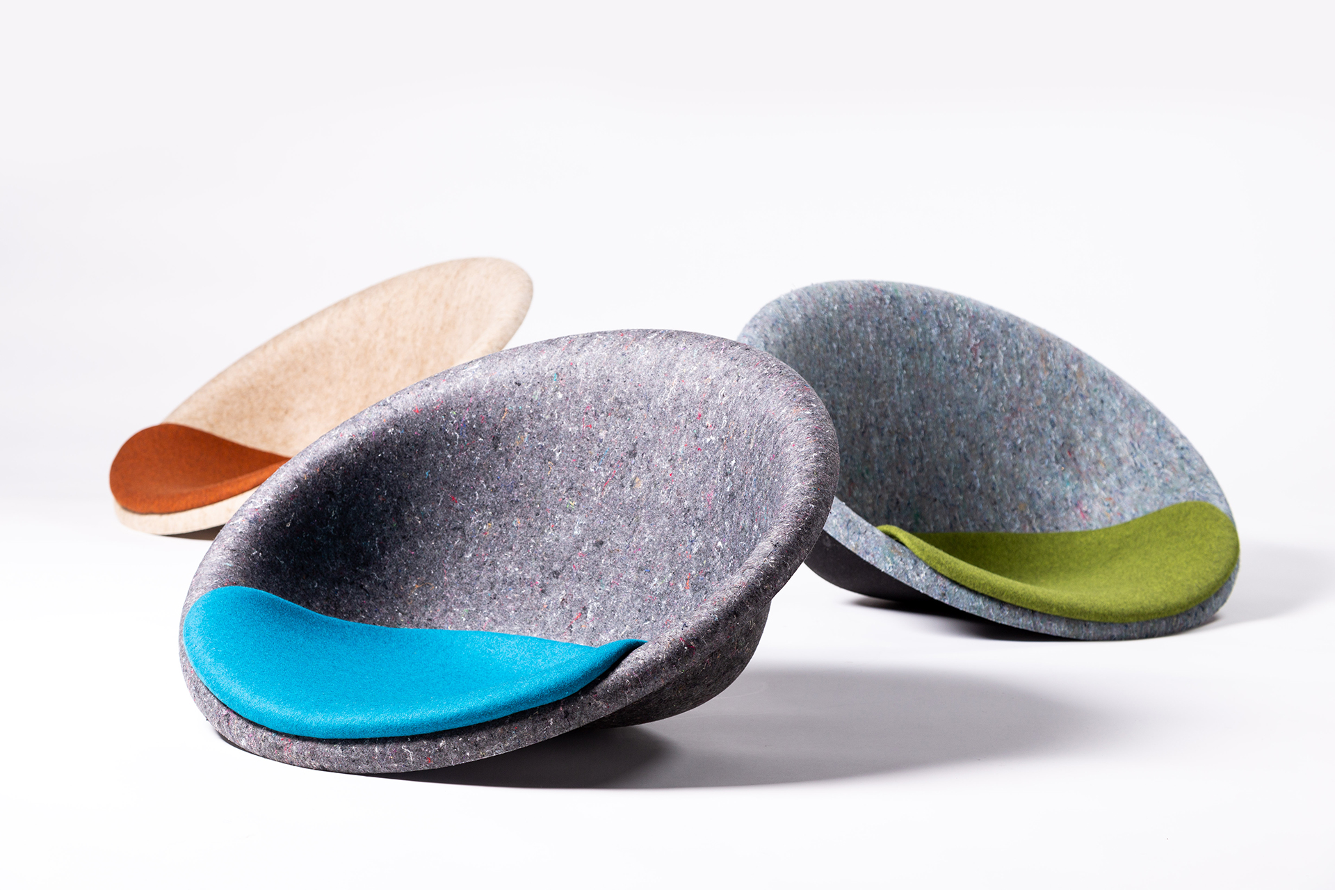 2019 red dot product design award，reddot，Recyclable，Beech，felt，Leisure chair，Collodi，