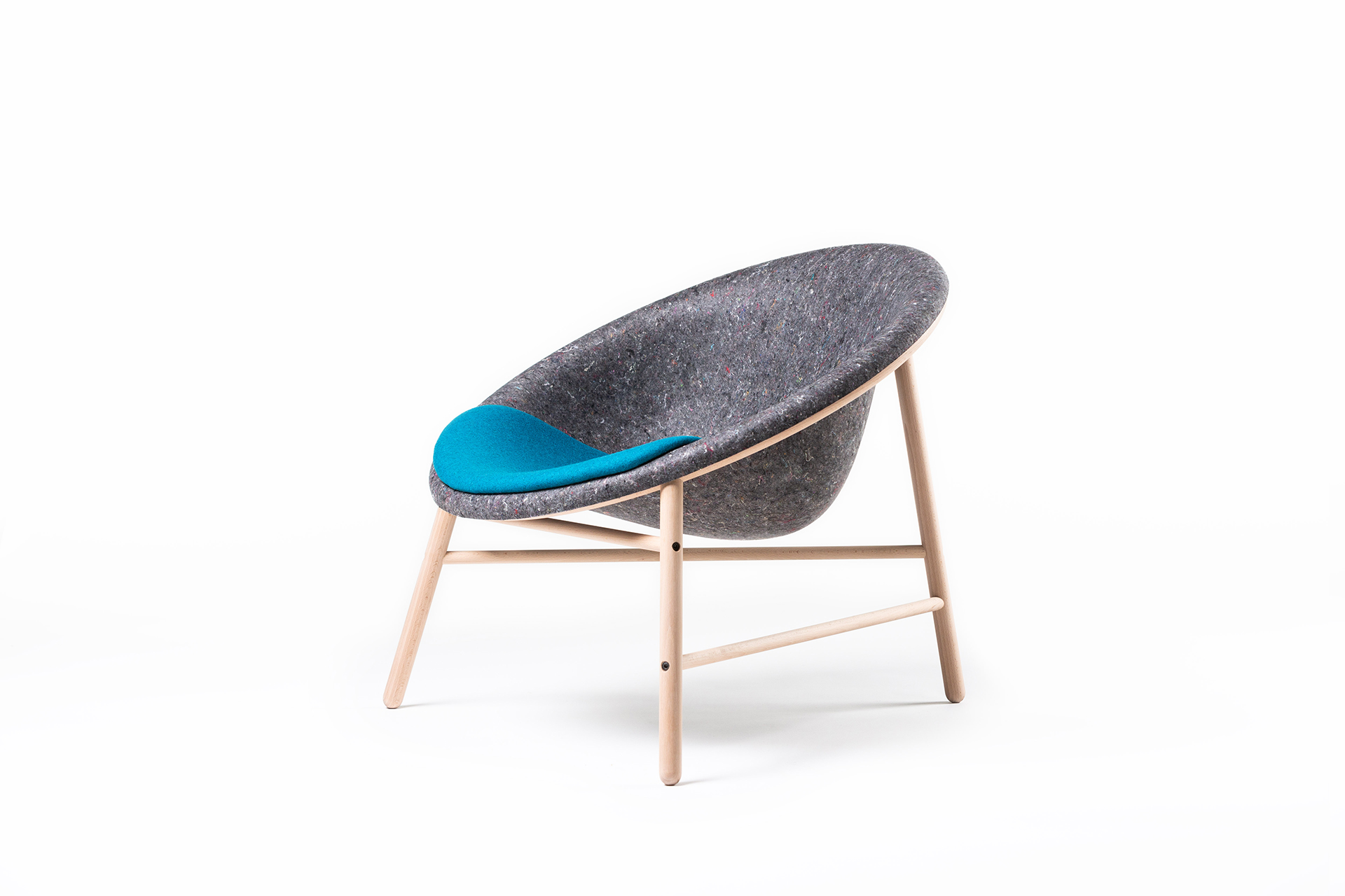 2019 red dot product design award，reddot，Recyclable，Beech，felt，Leisure chair，Collodi，