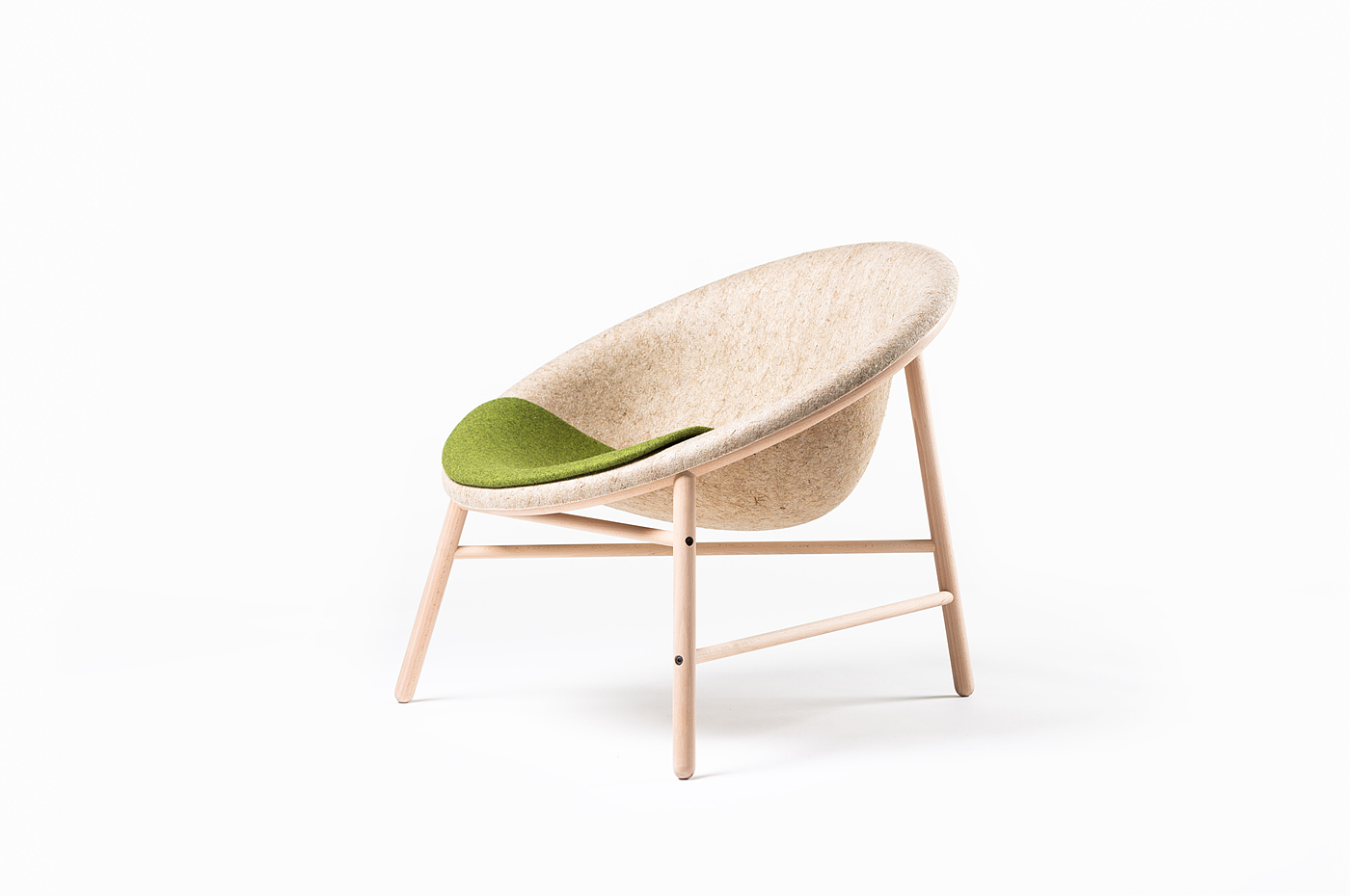 2019 red dot product design award，reddot，Recyclable，Beech，felt，Leisure chair，Collodi，