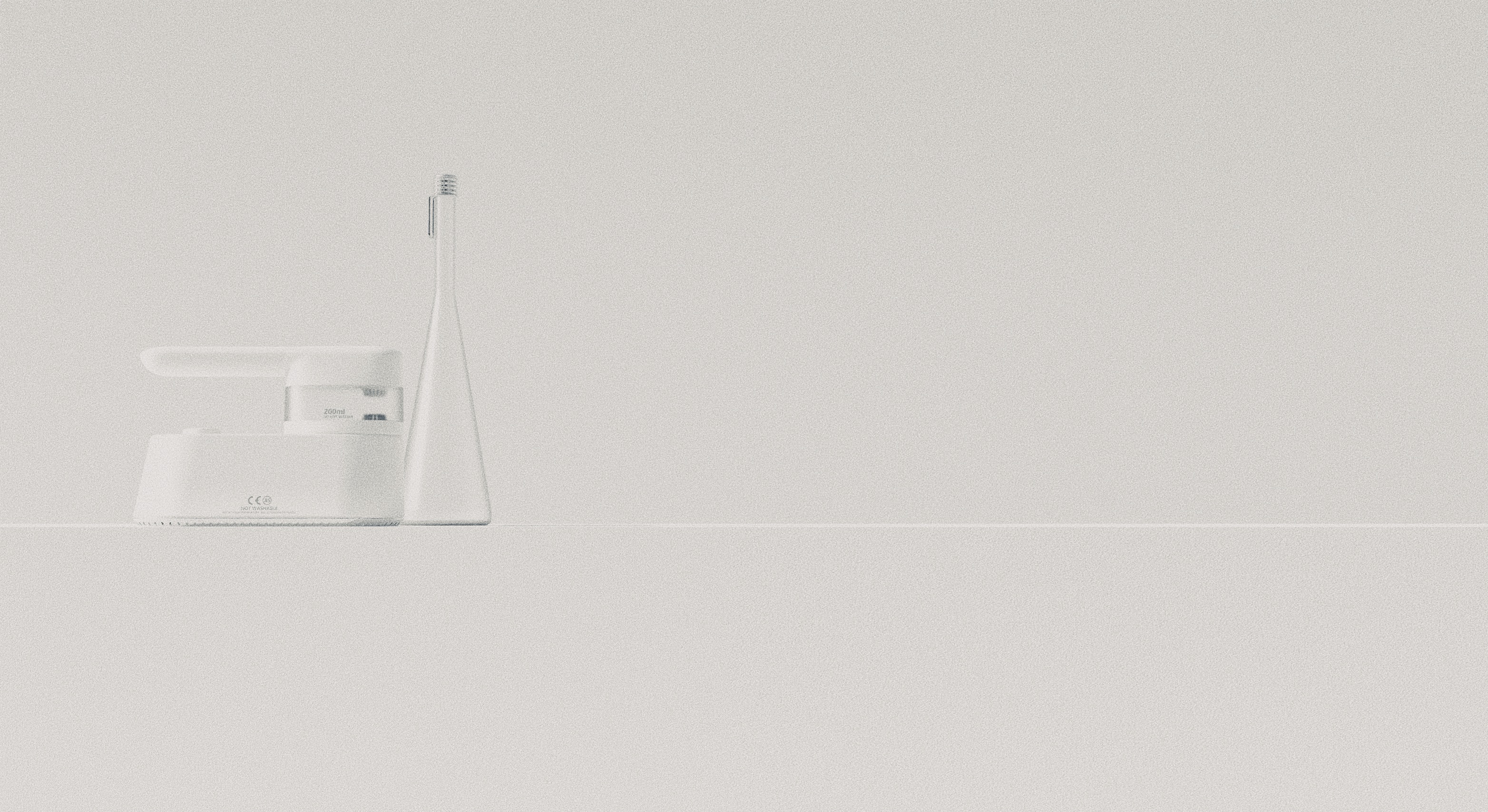 Electric iron，Iron，Minimalist design ，Render，household electrical appliances，white，