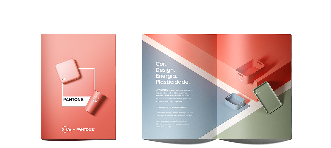 Advertising design，Brand design，packing design，Coza + PANTONE ™，