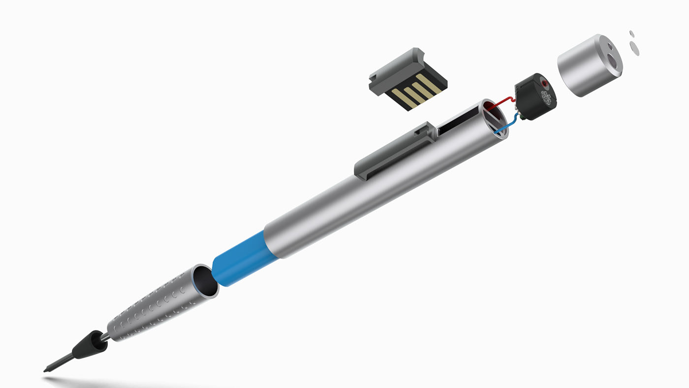Multifunctional pen，concept，Electronic pen，