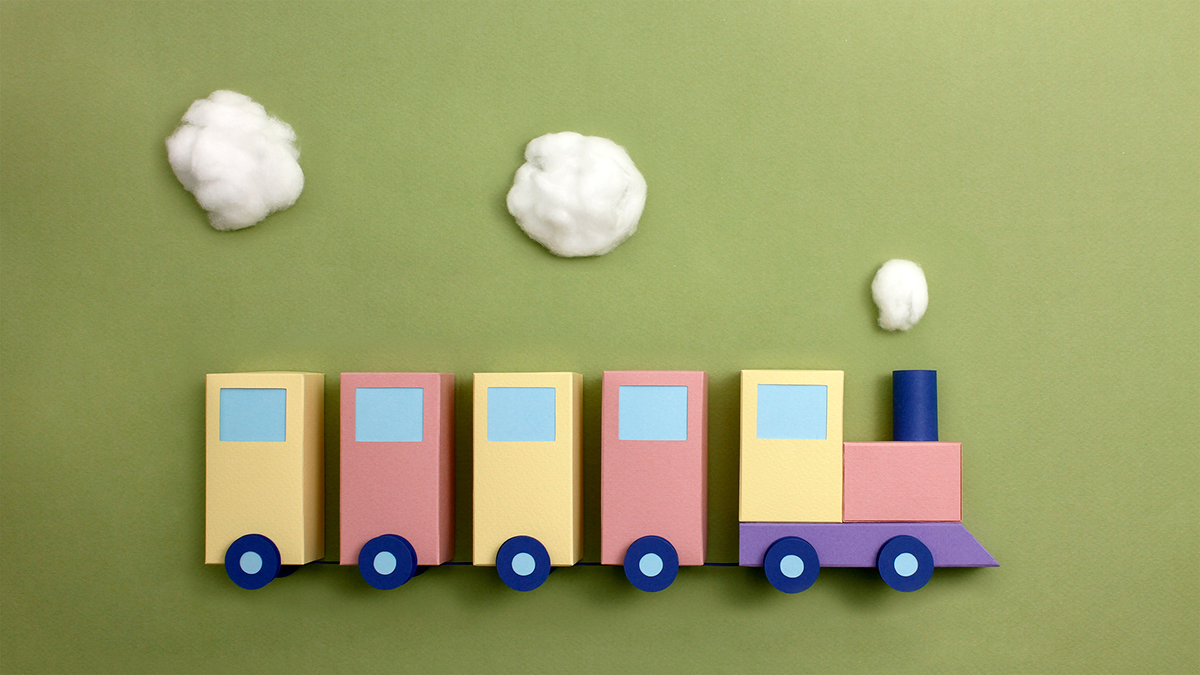 Cartoon style，animation，cotton，Paper toys，