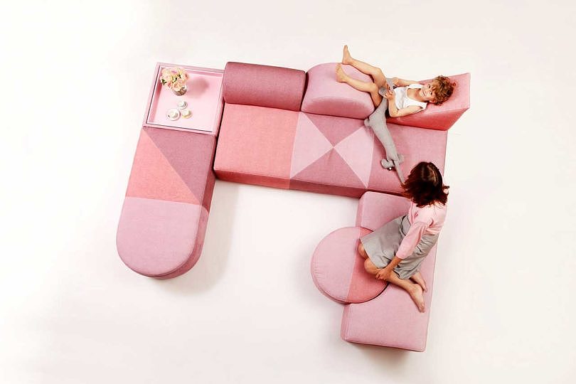 Bauhaus ，Pink，furniture，