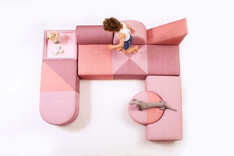 Bauhaus ，Pink，furniture，